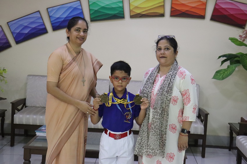 GOLD MEDALS IN OPEN DISTRICT SKATING COMPETITION